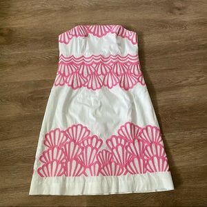 EUC Lilly Pulitzer strapless dress, size 6